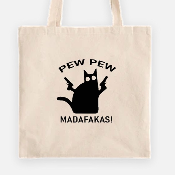 Pew Pew madafakas tote bag - Picture 1 of 1